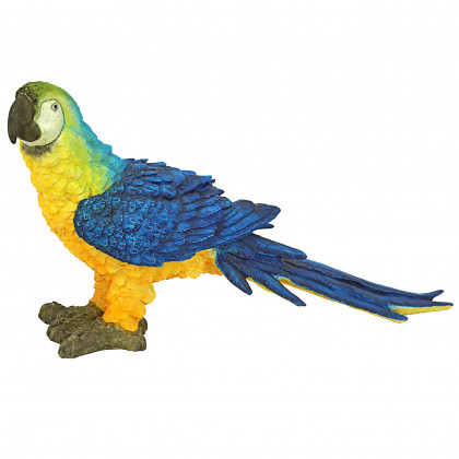 Toscano - Mortimer the Macaw Tropical Parrot Statue