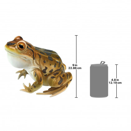 Toscano - Lesterthe Leopard Frog Statue