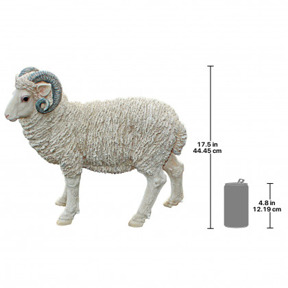 Toscano - Horned Dorset Sheep Statue