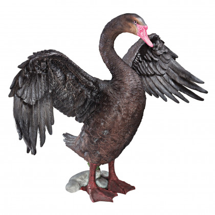 Toscano - Beautiful Black Swan Statue