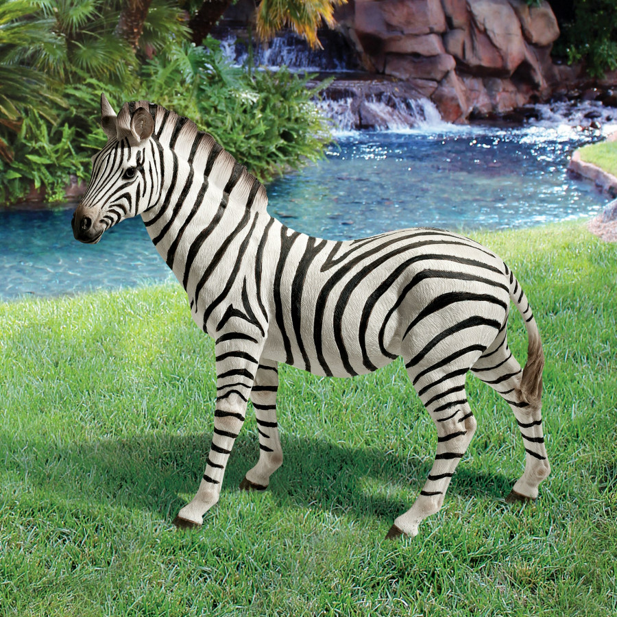 Toscano - Zorathe Zebra Statue