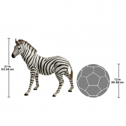 Toscano - Zorathe Zebra Statue