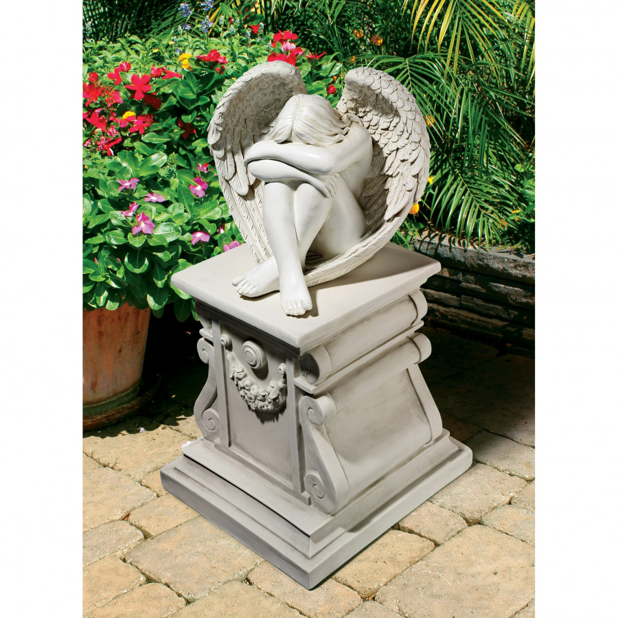 Toscano - Serene Solitude Angel Statue
