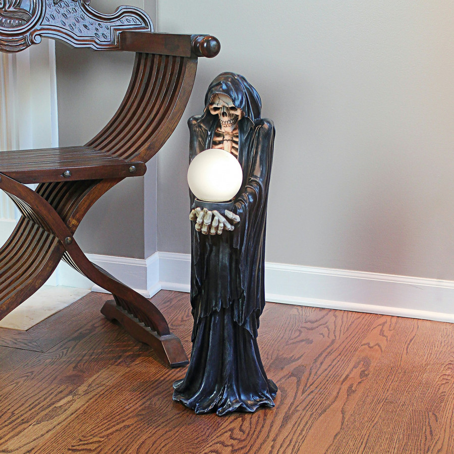 Toscano - Grim Reaper Illuminated Evil Spector Statue