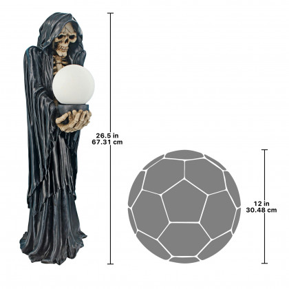 Toscano - Grim Reaper Illuminated Evil Spector Statue
