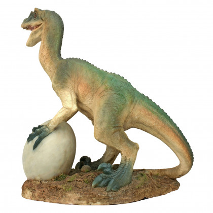 Toscano - The Egg Beater Raptor Dinosaur Statue