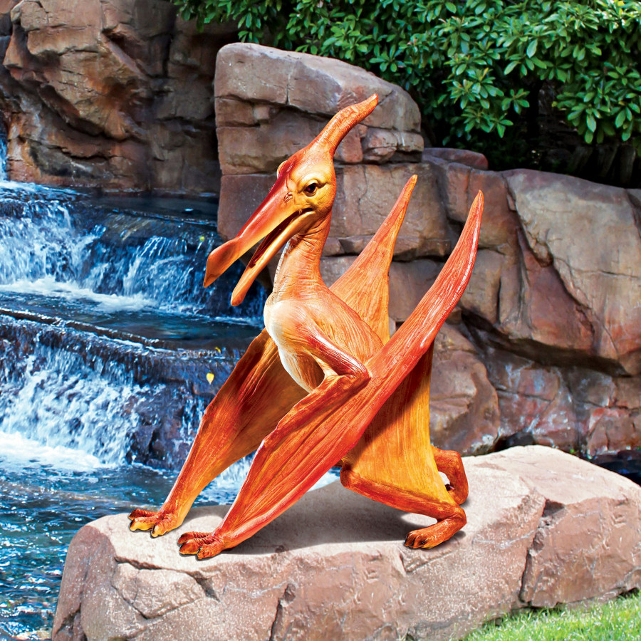 Toscano - Scaled Jurassic Pterodactyl Dinosaur Statue
