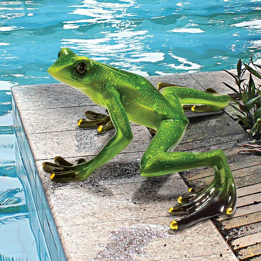 Toscano - Jungle Forest Tree Frog Statue