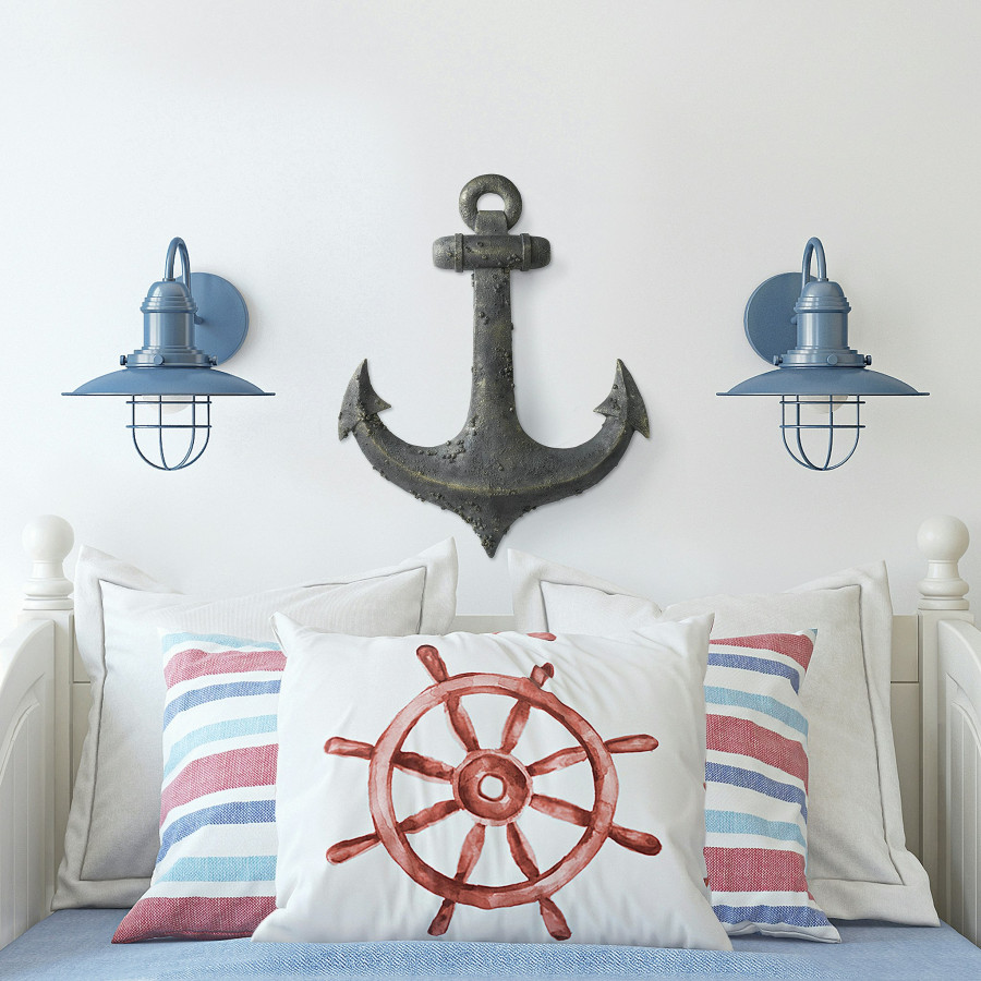Toscano - Ahoy There Maritime Anchor Wall Sculpture