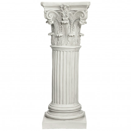 Toscano The Corinthian Large Pillar Pedestal