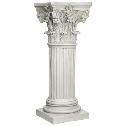 Toscano The Corinthian Large Pillar Pedestal
