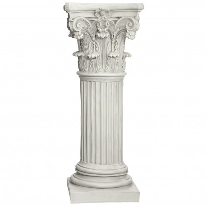 Toscano The Corinthian Large Pillar Pedestal