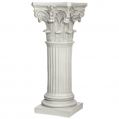 Toscano The Corinthian Large Pillar Pedestal