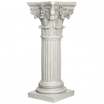 Toscano The Corinthian Large Pillar Pedestal