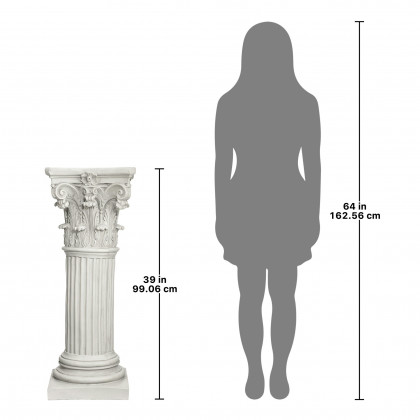 Toscano The Corinthian Large Pillar Pedestal