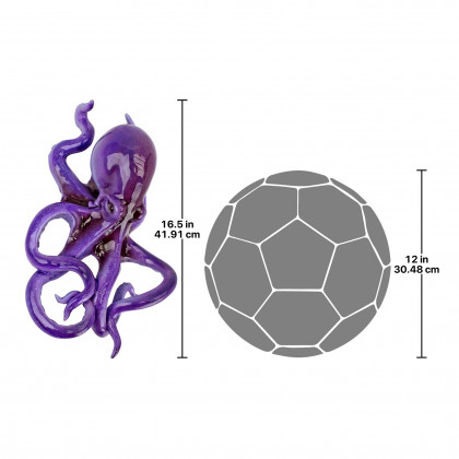 Toscano - Tenacious Tentacles Octopus Wall Sculpture