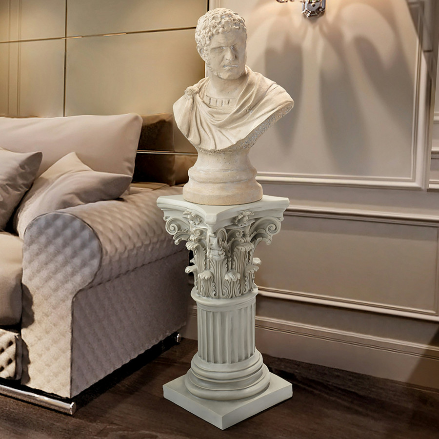 Toscano The Corinthian Medium Pillar Pedestal