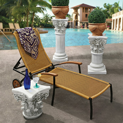 Toscano The Corinthian Medium Pillar Pedestal
