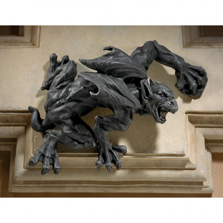 Toscano - Slither and Squirm Gargoyle Wall Sculpture