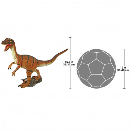 Toscano - Velociraptor Scaled Dinosaur Statue