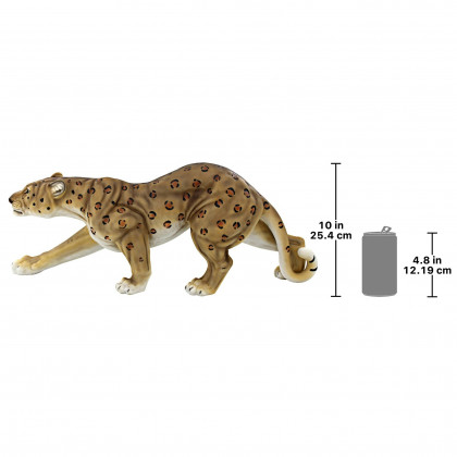 Toscano - Silent Pursuer Spotted Leopard Garden Statue