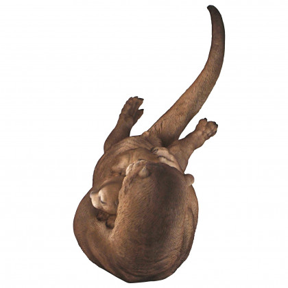 Toscano - Embracing Love Mother and Child Otter Statue
