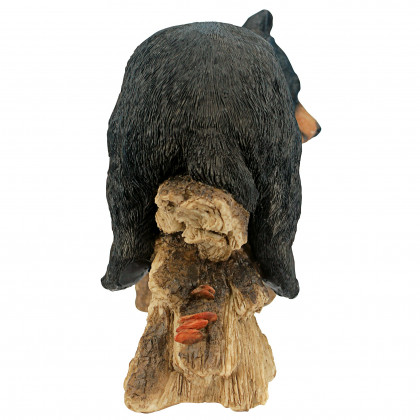 Toscano - Catnapping Cub Sleeping Black Bear Statue