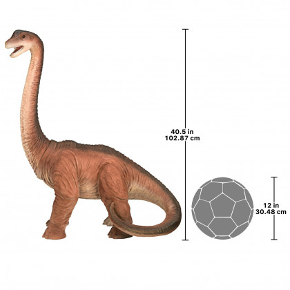 Toscano - Scaled Jurassic Brachiosaurus Dinosaur Statue