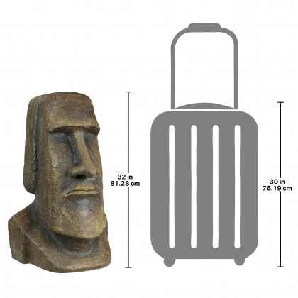 Toscano Easter Island Ahu Akivi Moai Monolith Statue - Extra Large
