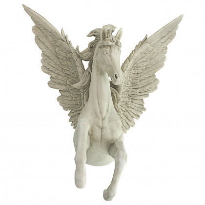 Toscano - Divine Pegasus Winged Stallion Wall Sculpture