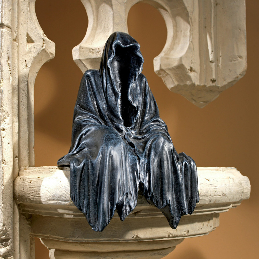 Toscano - Reaping Solace the Creeper Sitting Statue