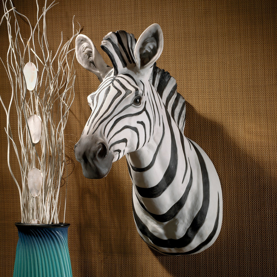 Toscano - Serengeti Zebra Trophy Wall Sculpture