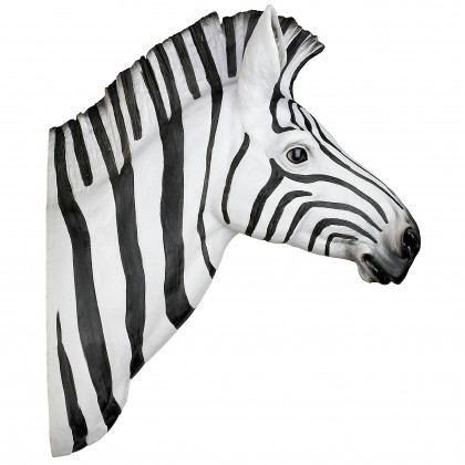 Toscano - Serengeti Zebra Trophy Wall Sculpture