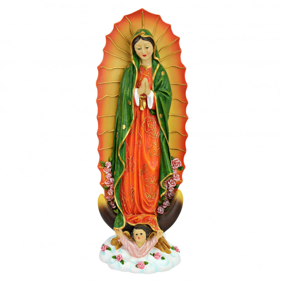 Toscano The Virgin of Guadalupe Religious Statue - Petite
