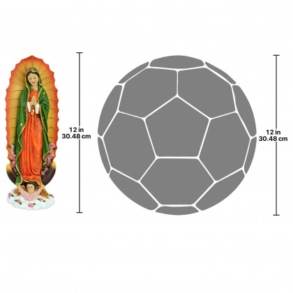 Toscano The Virgin of Guadalupe Religious Statue - Petite
