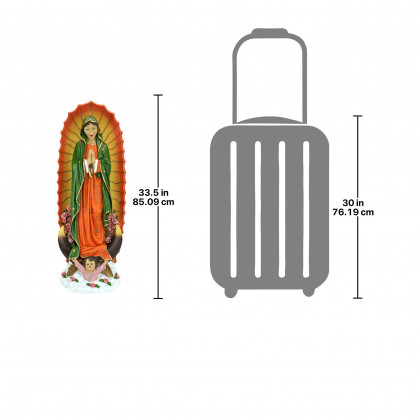 Toscano The Virgin of Guadalupe Religious Statue - Large
