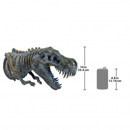 Toscano - Bones of the Dinosaur T-Rex Skeleton Wall Sculpture