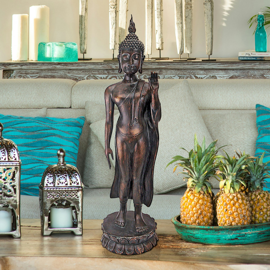 Toscano - Free from Fear Standing Buddha Statue