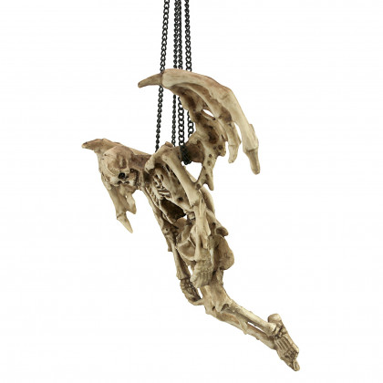 Toscano - Suspending Death Gothic Hanging Skeleton Sculpture
