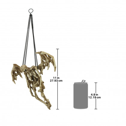 Toscano - Suspending Death Gothic Hanging Skeleton Sculpture