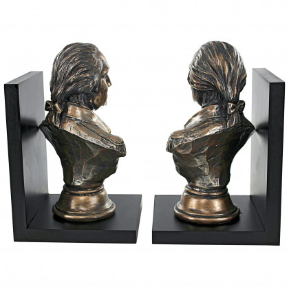 Toscano - George Washington American Statesman Sculptural Bookend Pair in Designer Resin
