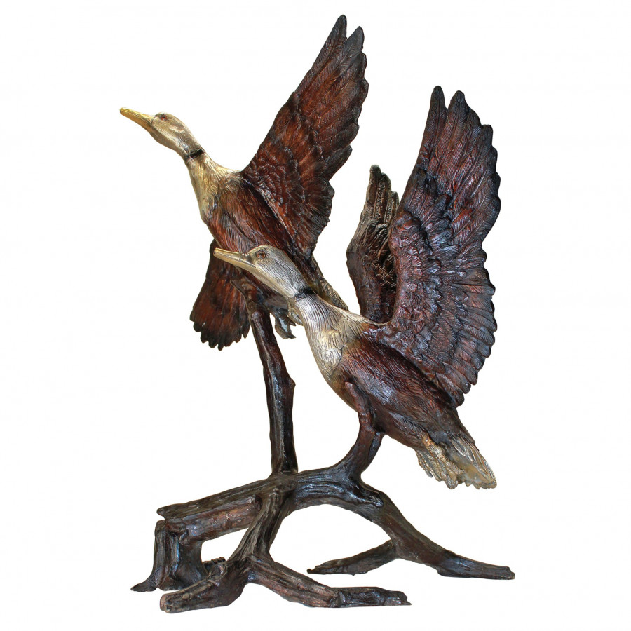 Toscano - Steep Climbing Ducks Garden Statue