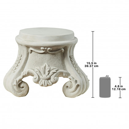 Toscano - Rococo Sculptural Display Pedestal Plinth