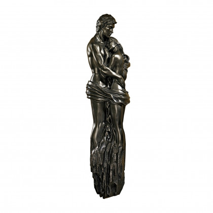 Toscano - A Moment to Remember Entwined Lovers Embrace Wall Sculpture