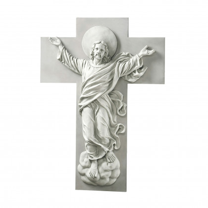 Toscano - He is Risen Christ Ascension Wall Sculpture