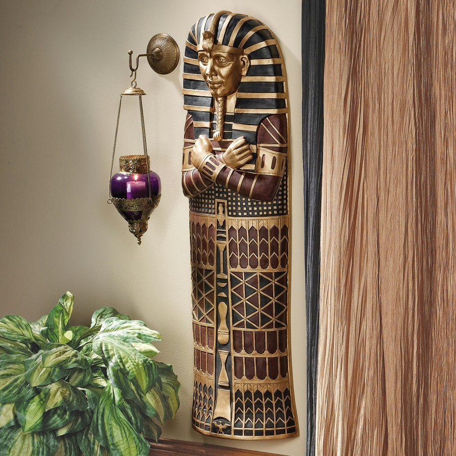 Toscano - King Tut Sarcophagus Egyptian Wall Sculpture