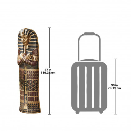 Toscano - King Tut Sarcophagus Egyptian Wall Sculpture