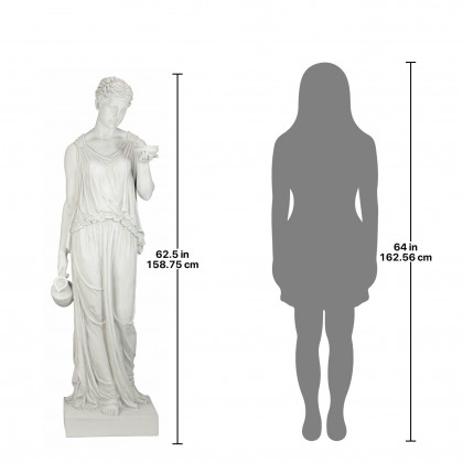 Toscano Hebe the Goddess of Youth Statue - Grande