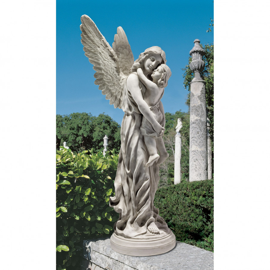 Toscano - Heaven Guardian Angel Garden Statue