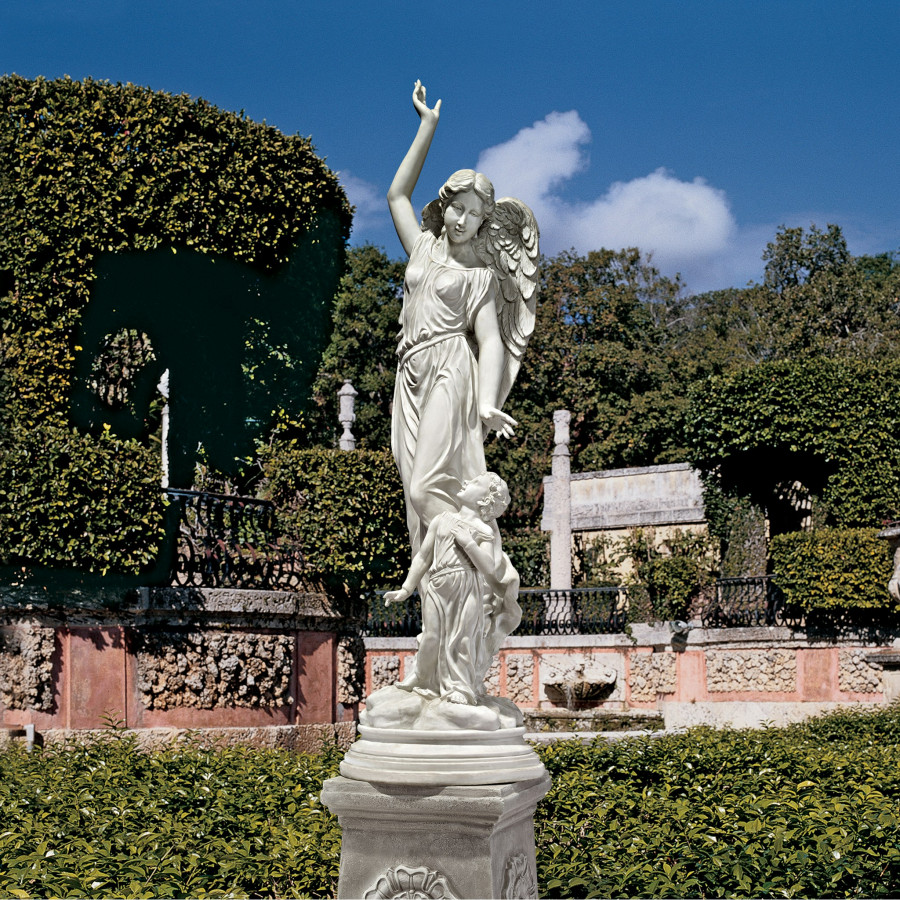 Toscano - Queen of AngelsGuardian of Children Statue